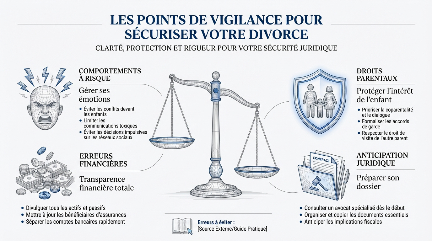 Conseils juridiques pour sécuriser une procédure de divorce en France